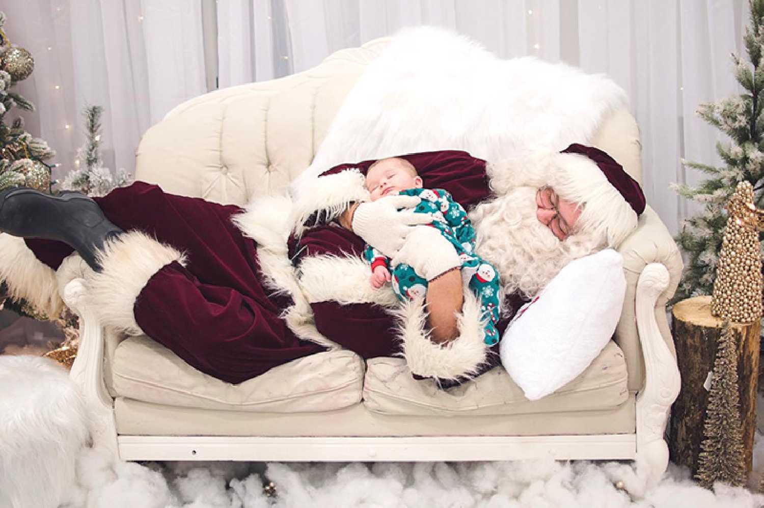 One of the Santa Day photos taken at last year’s Santa Day.